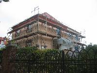 Here the undercoat is not yet applied to the back, Fabian's room IMG_0099.JPG